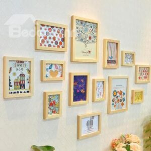 Top Selling European Style Wood Wall Photo Frame Set