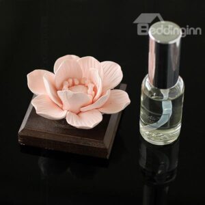 Exquisite Handmade Ceramic Lotus Car Fragrance Base