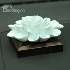 Exquisite Handmade Ceramic Ocean Flowers Car Fragrance Base