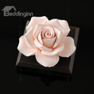 Exquisite Handmade Ceramic Rose Car Fragrance Base