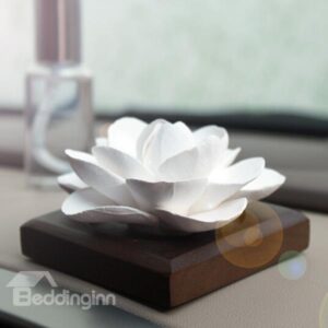 Exquisite Handmade Ceramic Jasmine Car Fragrance Base