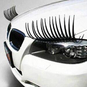 Cute Eyelash Car Sticker for the Two Headlights
