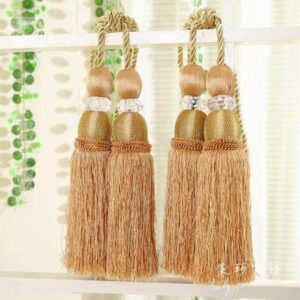 Luxury Golden Decorative Curtain Tiebacks