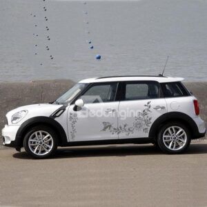 Flowers and Butterflies Car Sticker