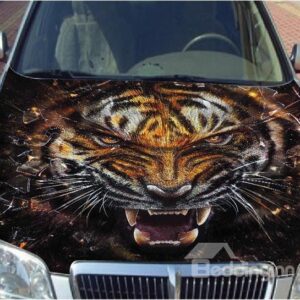 Strong and Fierce Tiger Car Engine Cover Sticker