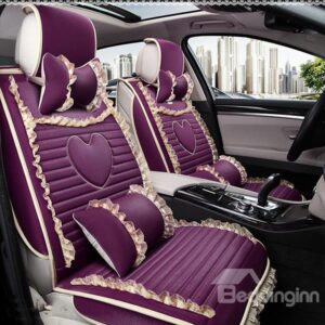 Lace Decorated Ventilated Lady Car Seat Covers