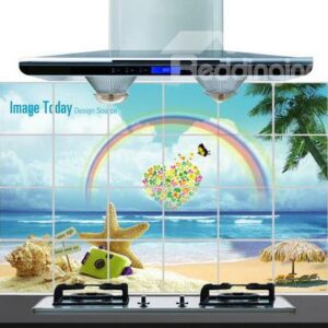 Popular Starfish Kitchen Hearth Removable Wall Stickers