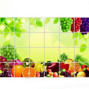Pretty Fresh Fruits Kitchen Hearth Removable Wall Stickers