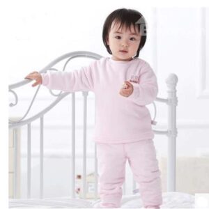 Thermal Underwear Long Sleeve Purified Cotton Suit Kids Pajamas