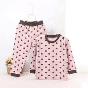 Wave Point Purified Cotton Suit Kids Pajama