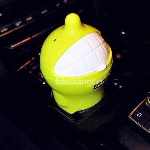 Small Funny and Interesting Laughing Pattern Car Trash Can