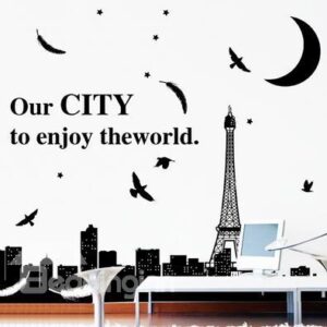 Fantastic Pretty Scenery of City Wall Stickers