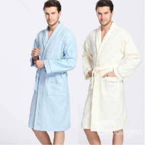 New Arrival Summer Purified Cotton Men's Bathrobe