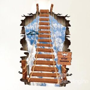 Amazing 3D Ladder to the Sky Wall Sticker