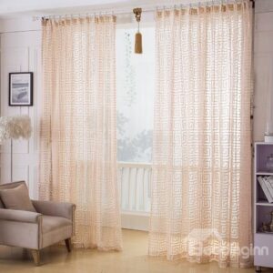 High Class Elegant Decorative Custom Sheer Curtain
