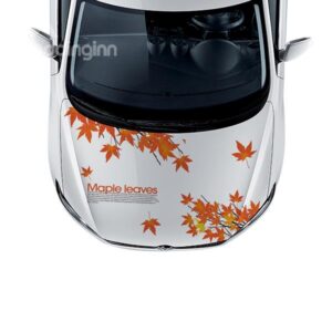 Beautiful Maple Leaves PVC Car Sticker