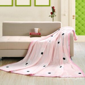 Dandelion Printing Edge Covered Blanket