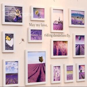 Cheap Fantastic Wall Photo Frame Set with Wall Stickers