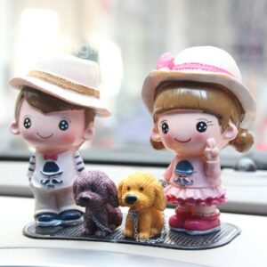The Happy Family Resin Car Decor
