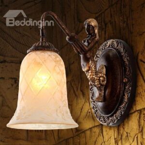 Fantastic European Style Little Mermaid 1-Head Wall Light