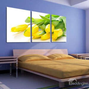 Charming Pretty 3-Piece Crystal Film Art Wall Print