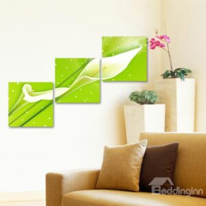 Charming Callas 3-Piece Crystal Film Art Wall Print