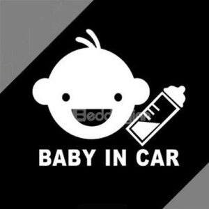 Baby in Car Warning Car Sticker
