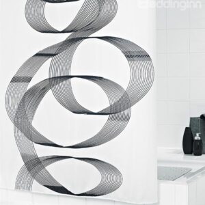 Top Grade 3D Printing Environmental Protection Shower Curtains