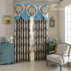Top Class Luxury Chenille Unique Pattern High Shading Degree Curtain