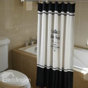 Polyester Fabrics Waterproof Thicken Shower Curtains