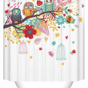 The United States High-Grade Birds' Songs Creative waterproof Shower Curtains