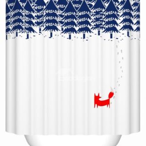 Creative Fashion Children's Simplicity Waterproof Shower Curtains