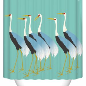 Creative Fashion American Countryside Waterproof Shower Curtains