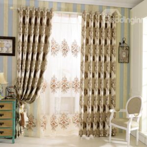 Contemporary Luxury Design High Shading Degree Grommet Top Curtain
