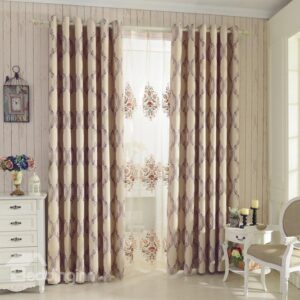 Modern Decoration Elegant High Shading Degree Polyester Grommet Top Curtain