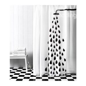 Modern Innovation Waterproof Coating Shower Curtains