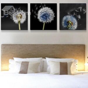 Dandelion 3-Piece Crystal Film Art Wall Print