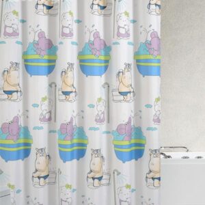 Top Grade Europe Type Personality Waterproof Shower Curtains