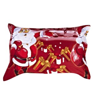 Christmas Gift 100% Cotton One Pair Pillowcases