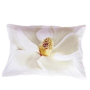 White Flower All Cotton Skin Care One Pair Pillowcases