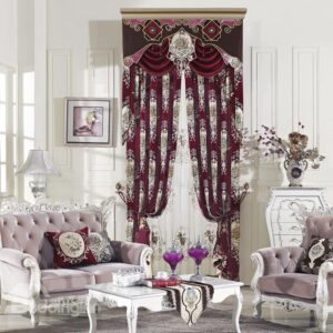 Popular High Precision Chenille High Shading Degree Polyester Curtain