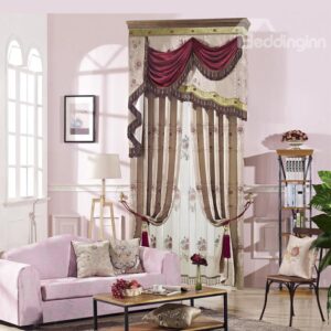 Vintage High Precision Chenille High Shading Degree Polyester Curtain