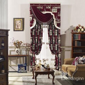Sumptuous High Precision Chenille High Shading Degree Polyester Curtain