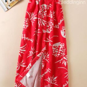 Summer Adults Lovely Princess Watermelon Red Pineapple Bath Towel