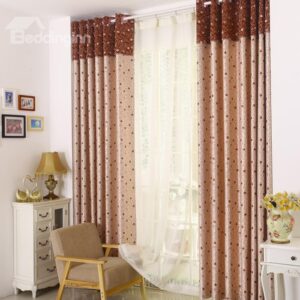 High Quality Concise Shading Jacquard Cloths Polyester Cotton Curtain