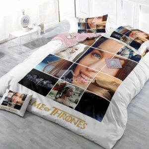 Film Fragment Digital Print 4-Piece Cotton Duvet Cover Set