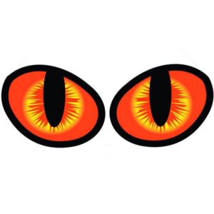 Super Cool Cat Eyes Car Sticker