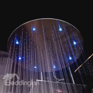 20 Inches Round Stainless Steel Temperature Control LED Shower Head