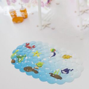 Shell Ocean Fish Massage Salient Point PVC Bath Mat