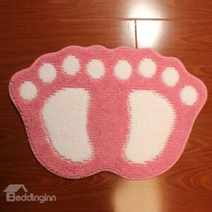 Cute Cartoon Big Foot Area Rug Bedroom Door Floor Mat